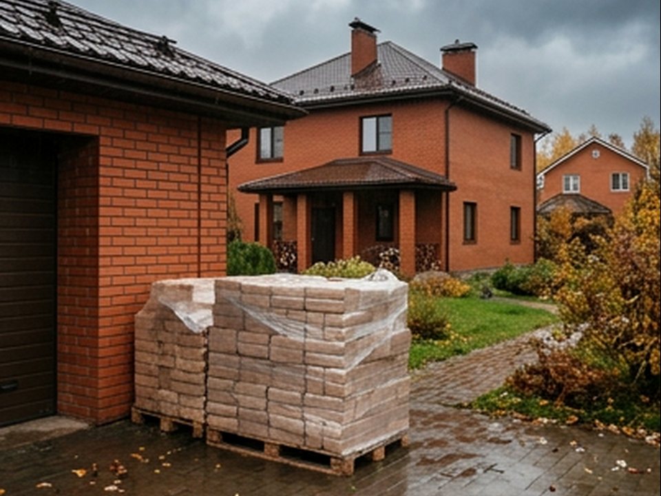 укладка в дровник — Очаговый переулок, 1Б, Подольск